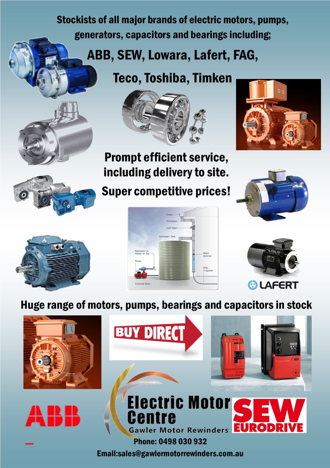 Gawler Motor Rewinders Rewinds, repairs and servicing