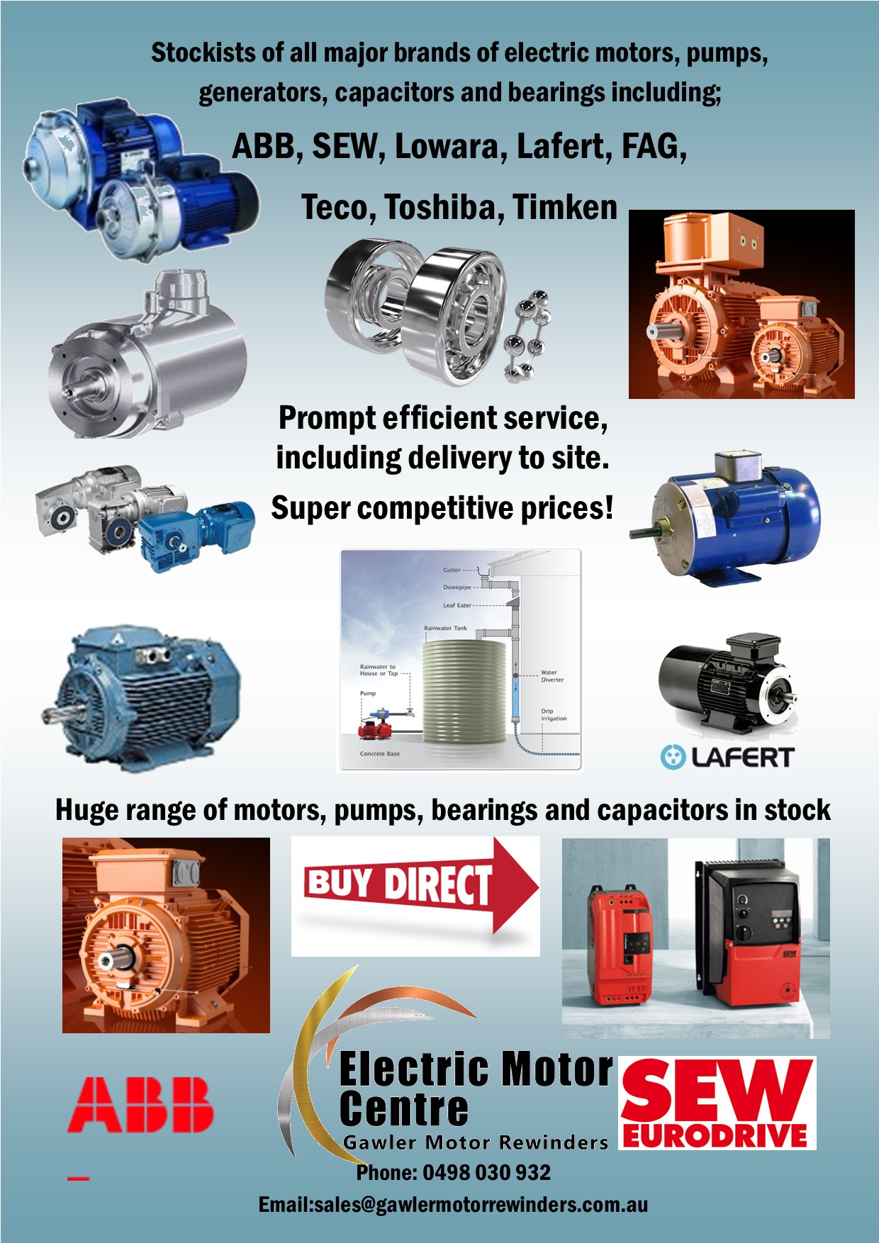 Gawler Motor Rewinders Rewinds, repairs and